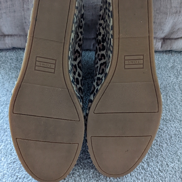 Tom’s leopard print Kelsey wedge bootie-Size 12 - Picture 2 of 5